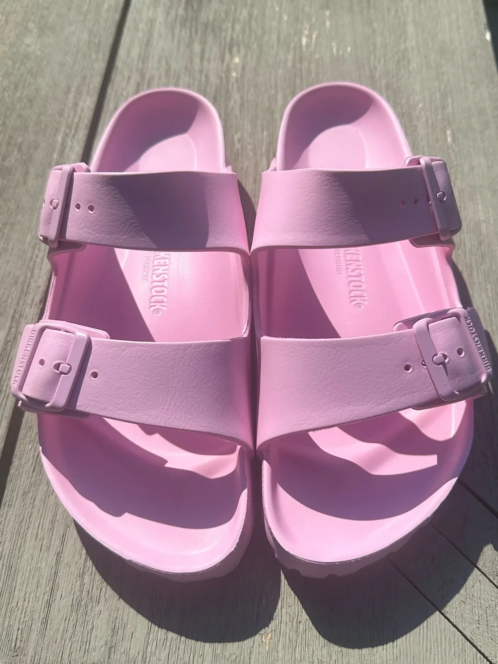 Women’s Birkenstock Arizona Essentials Ultra Lightweight Sandal Pink 41/ 10-10.5